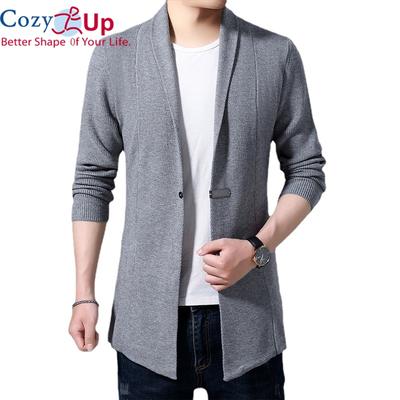 Strickjacke Herren Pullover Frühling Herbst Männer Casual Strickjacke Jacke Mann Einfarbig Lange Pullover Windjacke Single Button Mäntel