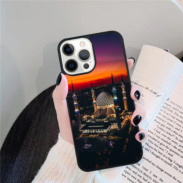Muslim mosque building Coque Shell For iPhone 17 Air 15 16 14 13 12 Pro Max 11 Pro Max Plus Phone Case Cover
