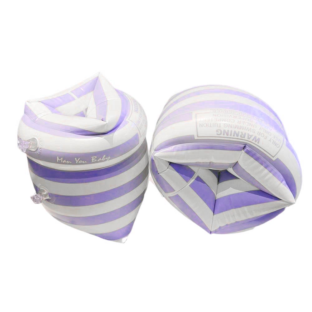 1Pair Swimming Arm Circle Double Air Bag Inflatable Swimming Pool Arm Floaters PVC Printed Adult Kids Swimming Equipment
