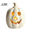 Halloween Home Decor Pumpkin Candle Holder, Resin Lantern Tealight Holder with Festive Table Centerpieces Carved Face for Fall Farmhouse Mantle Indoor
