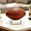 Sports Memorabilia Showcase Rack 2/4Pcs Acrylic Football Display Stand, Clear Signed Rugby Ball Holder, Stand for Fan Room Decoration Desktop