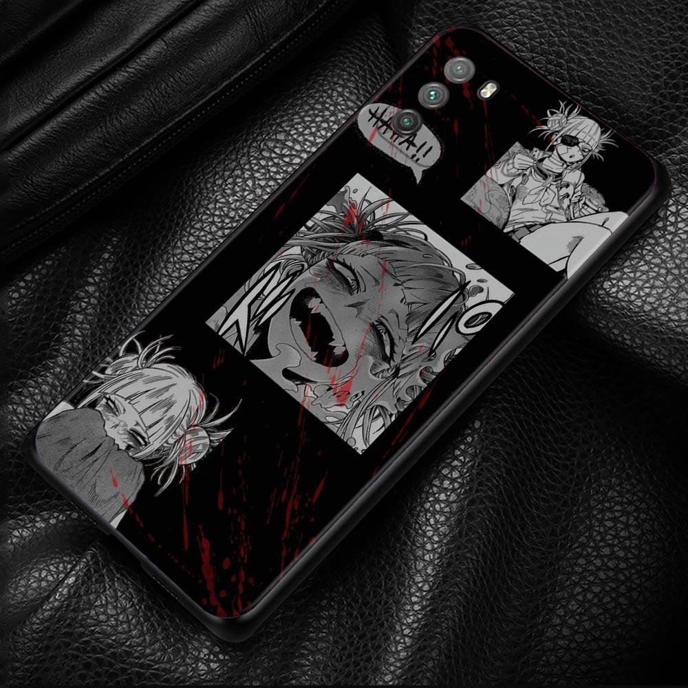 Anime Cartoon Girl TOGA Himiko For Xiaomi Poco X3 NFC M3 M4 Pro 5G Case for Mi 12 Pro 12X 11 10T Note 10 A2 Lite 5G 9 SE 9T