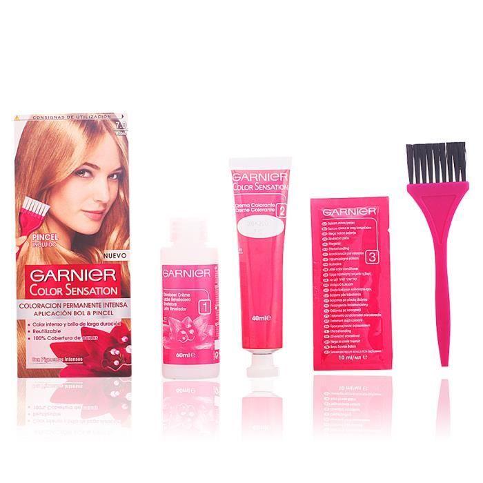 7.0 FARBE GEFÜHL blond. Die wiederverwendbare intensive permanente Farbe sorgt für intensive, langanhaltende Farbe und Glanz durch