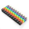 Etichetta per numero digitale, tubo, filo, marcatore per cavi, colorato (100 Pezzi 4mm²)