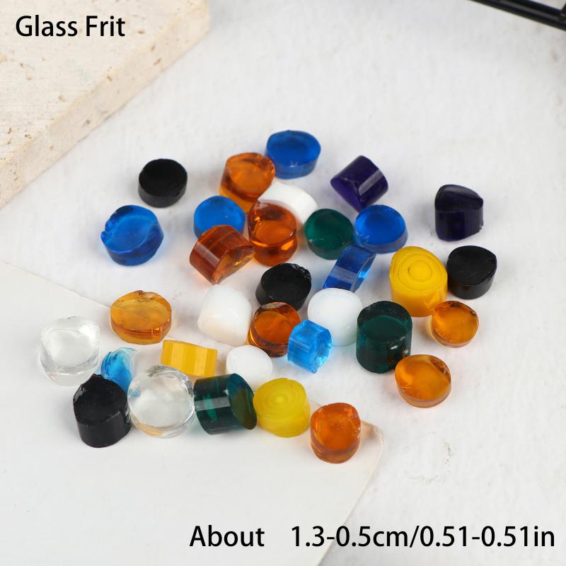 Fusing Dichroic Confetti Millefiori Opal Glass Material for Creative Jewelry DIY Handcrafted Colorful Accessories