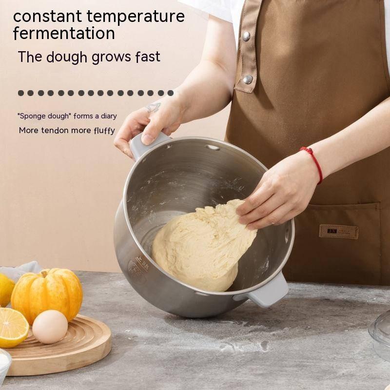 Multi Functional Dough Kneading Machine, Divine Tool (5L) Small Fully Automatic Dough Kneading Machine, Constant Temperature Fermentation Chef Machine