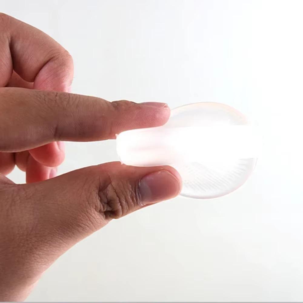 Portable Silicone Powder Puff Transparent No Powder Eating Powder Cosmetic Puff Cosmetic Blender Face Foundation BB