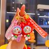 Cute Lucky Jingle Cat Doraemon Keychain Bag Pendant Car Keychain Gift
