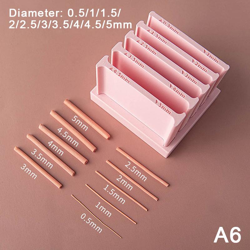 0.5-5mm Soft Clay Strip Rolling Molds DIY Hand-rolled Clay Strip Woven Earrings Bracelet Pendant Making Polymer Clay Tools