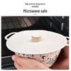 Reusable Food-Grade Silicone Lid for Bowls, Plates, and Cups - Microwave & Splash-Proof Seal