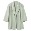 Dames Plus Size 2026 Lente 3/4 Mouw Revers Blazer Jas