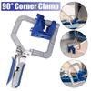 90-Degree Corner Clamp Ergonomic Handle Adjustable Thickness Multipurpose Handheld Right Angle Clamp Woodworking Tool