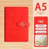 High-End Soft Leather Business Notebook with Magnetic Buckle and Custom Logo - Ideal Gift Set