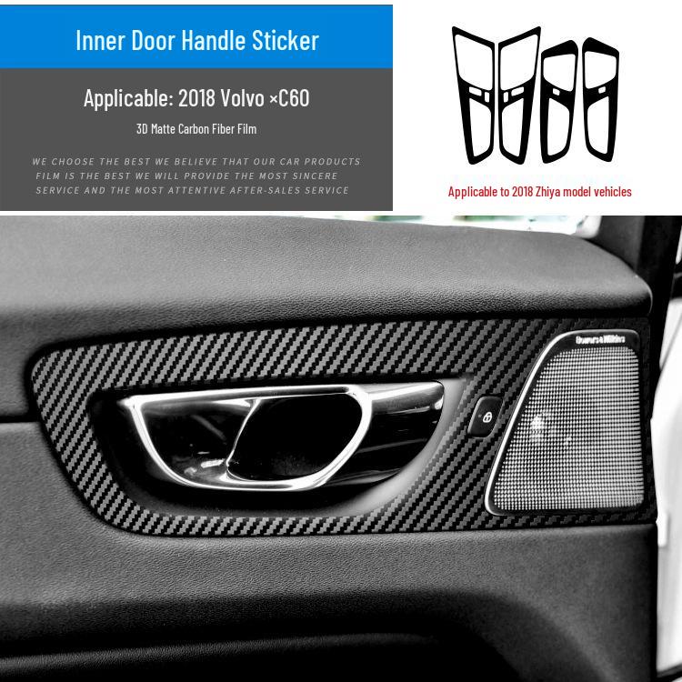 Volvo XC60 '18-'21 Carbon Fiber Interior Trim Sticker - Free Replacement