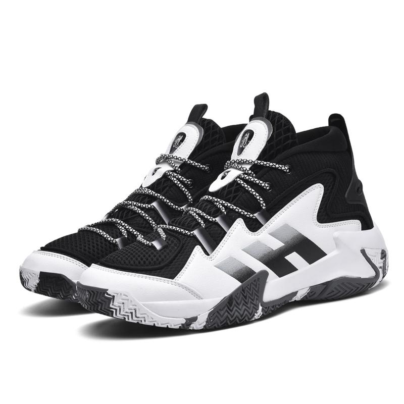 Men's Professional Mesh Basketball Shoes Large Rubber Outsoles Wear-Resistant Practical Grip And Rebound Sneakers