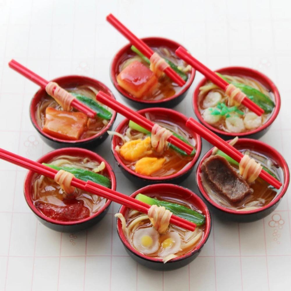 

2 ШТ. 1/6 Кукольный домик Миниатюрная еда Лапша для куклы Blyth BJD Мини Детская Кухня Притворная игра Мебель Обучающие игрушки