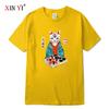 Mens High Quality 100 Cotton Funny Anime Tshirt Printing Summer T Shirt Casual Loose Male Crewneck for Men Tshirt Male Tee