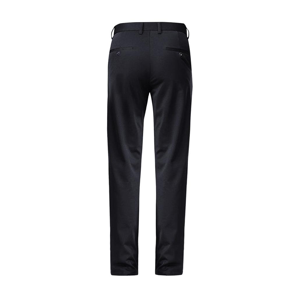 Men's Solid Color Casual Stretch Trousers Men's Loose Straight Suit Pants