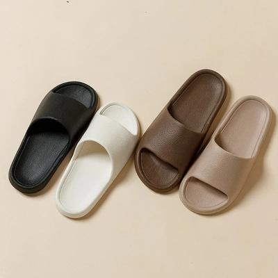 Damen Hausschuhe Strand-Sandalen Einfarbig Herren Dicke Sohle Indoor Badezimmer Anti-Rutsch Schuhe Sommer Paar Sandalen