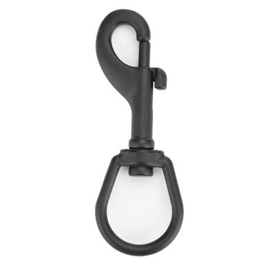 316 Stainless Steel Single Head Hook Swivel Eye Snap Scuba Diving Accessory (100MM, Black)