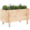 Raised Garden Bed 101x50x57 Cm Solid Pine Wood