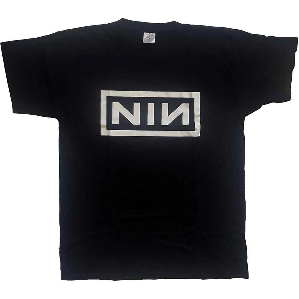 Nine Inch Nails T Shirt Classic Band Logo Official Mens Black S XL