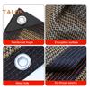 Sunshade Net Reusable Mesh Shade Cloth Tarp Tear-resistant Sunshade Mesh with Reinforced Grommets for Garden Greenhouse Patio Outdoor Sun Protection