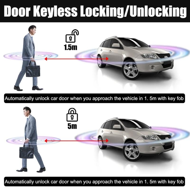 Alarm System Car Keyless Entry Central Door Lock Kit Easy Installation Universal Auto Keyless Application Entry System
