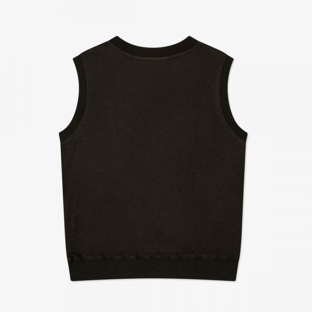 Lambda Men S Golf veSt Chocolate 52431