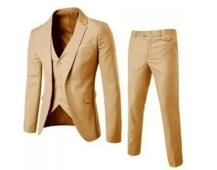 2023 Men's Business Casual Wedding Suit Set - Three-Piece for Groom & Best Man