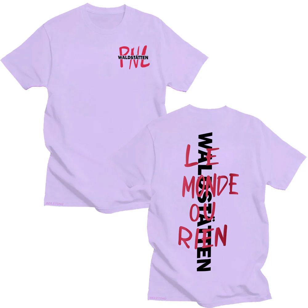 Rapper PNL Que La Famille Le Monde Chico Album T-shirt Men Women Fashion Hip Hop Short Sleeve T-shirts Cotton Casual T Shirt Top