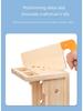 Portable Wooden Toolbox Toy for Kids - Enhances Hand-Eye Coordination with Screws, Nuts, and Disassembly Activities.