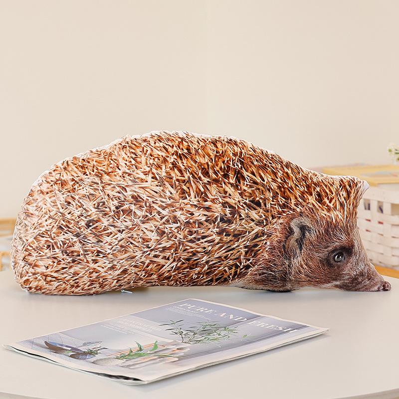 Bos Wild Dier Pluche Kussen Volledig Gevuld Sierkussen Kussen Neushoorn Marmot Bank Stoel Binnen Huisdecoratie Cadeau