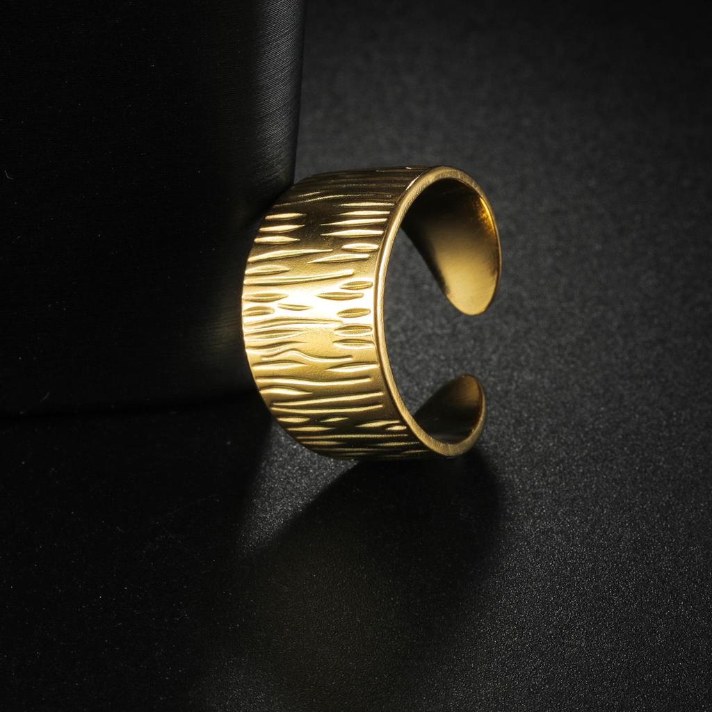Adjustable Non-Fade Electroplated Couple's Ring