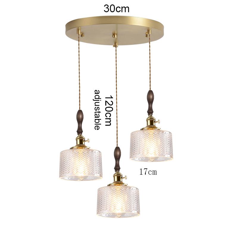 Vintage Creative Glass Metal Pendant Lights Fixture Retro Loft Style Bar Restaurant Kitchen Room Indoor Hanging Lamp Luminaire