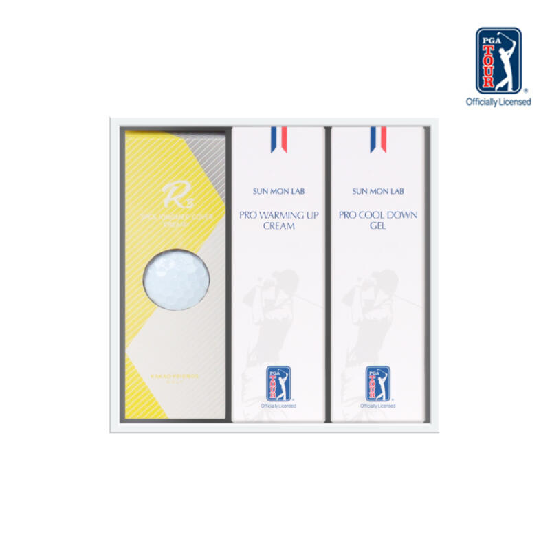 PGA Kakao Ball Pro Warm-Up Pro Cool-Down Gel Set