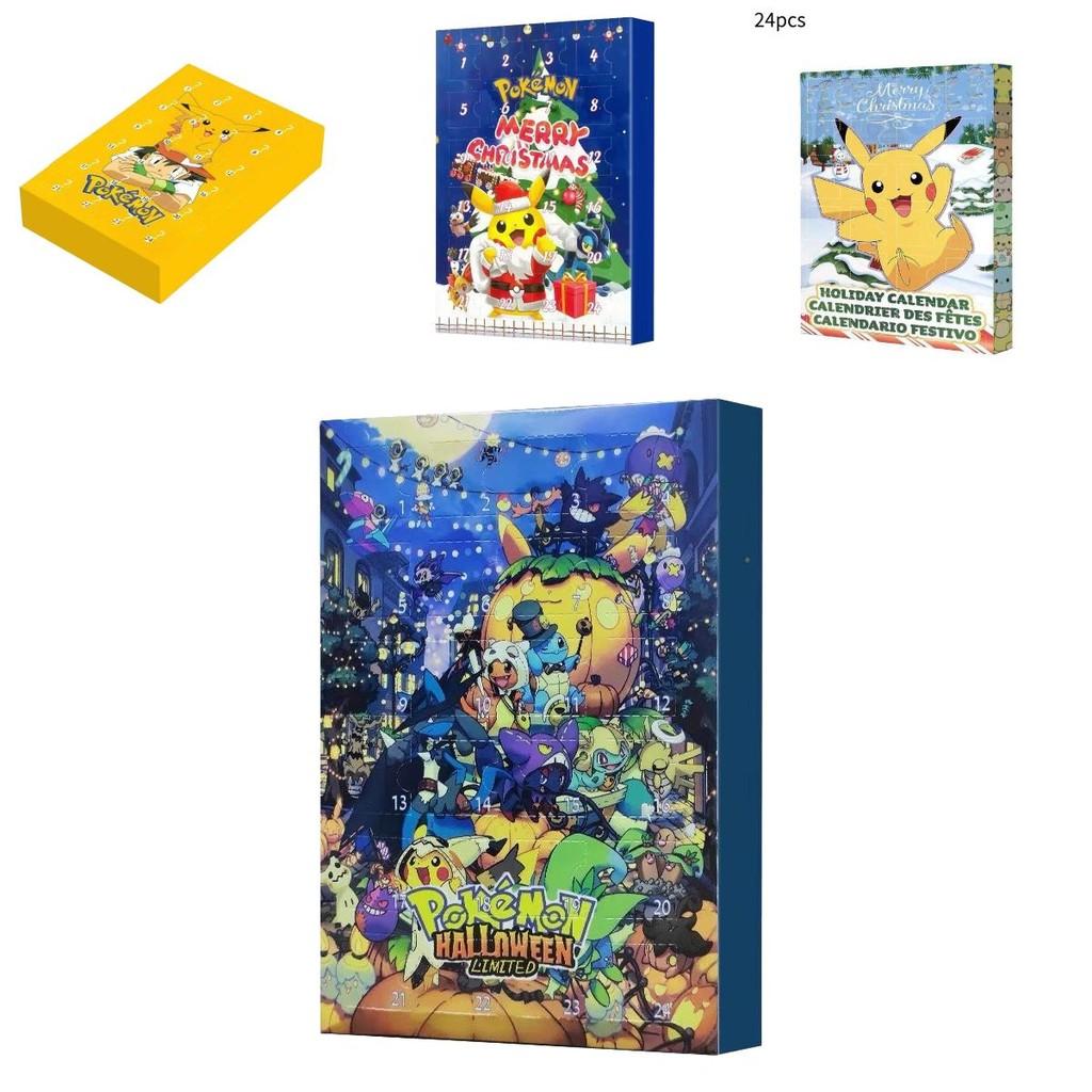 24 Piece Pokmon Advent Calendar Box Stunning Pokmon Pocket Monsters Toys Set