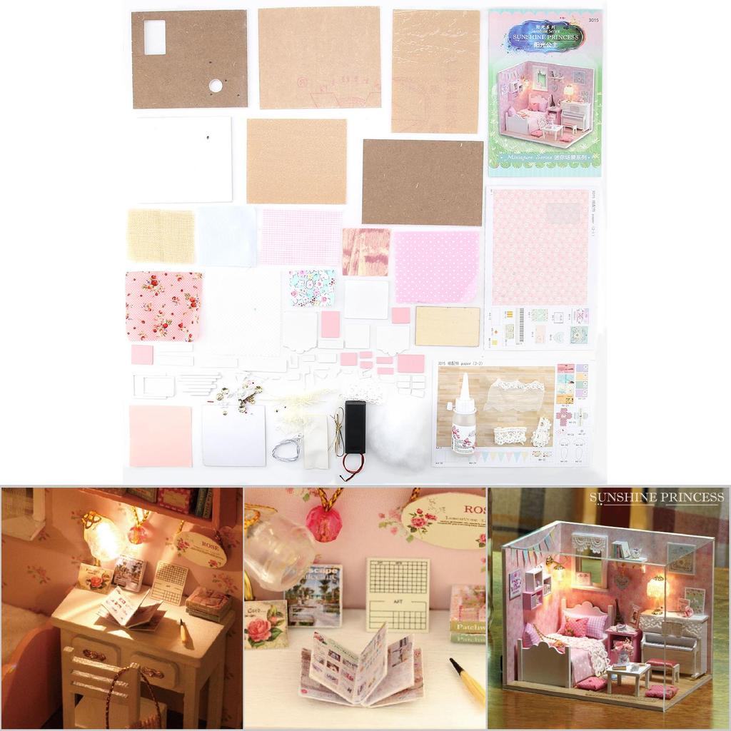 Diy Doll Houses Miniature Dollhouse Wooden Toys For Children Birthday Gift