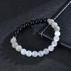 8mm Moonstone Cat's Eye & Obsidian Bracelet - Women's Yoga Jewelry