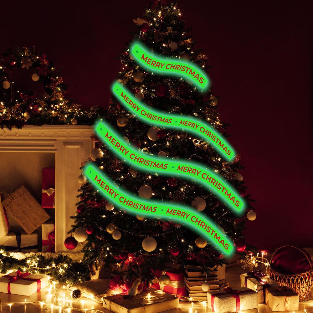 Decorative Barrier Tape Waterproof Fluorescent Warning Tape Pvc Safety Tape High-Visibility For Halloween Decoration Christmas