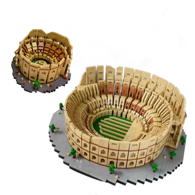 Notre Dame, Roman Colosseum, Leaning Tower of Pisa, World Cup Building Block Sets