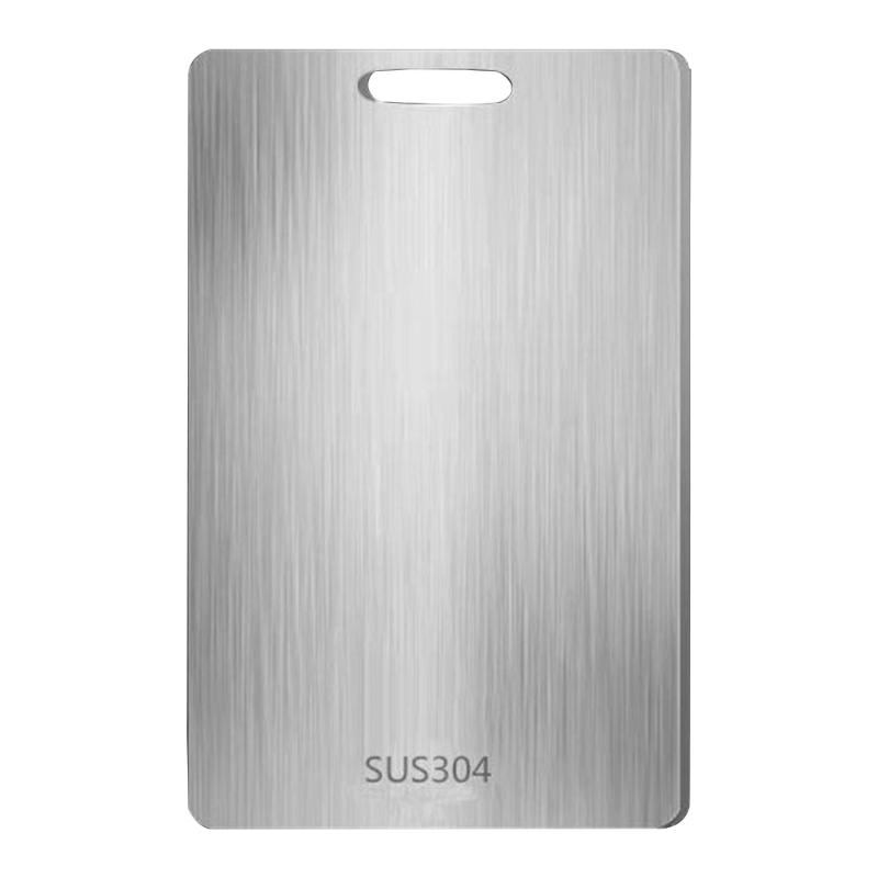 Meat Cutting Board Double Side Chopping Boards Unique Cutting Boards Stainless Steel Texture Suitable for Everyday Use