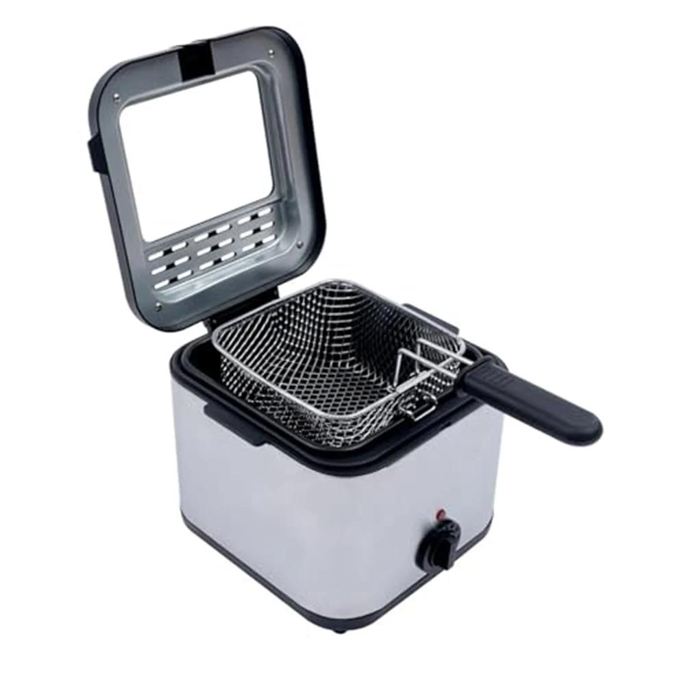 

Electric Deep Fryer with 2 5L Capacity Fast Heat Up and Transparent Lid to Monitor Frying Progress Without Opening China Mainland