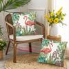 1/4pcs Tropical Flamingo Palm Leaf Watercolor Throw Pillow Covers Decorative Jungle Botanical Cushion Cases for Home