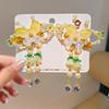Mid-Autumn Hanfu Fairy Hair Clip - Women's & Children's Ancient Style Floral Tassel, Sweet Accessory for Girls