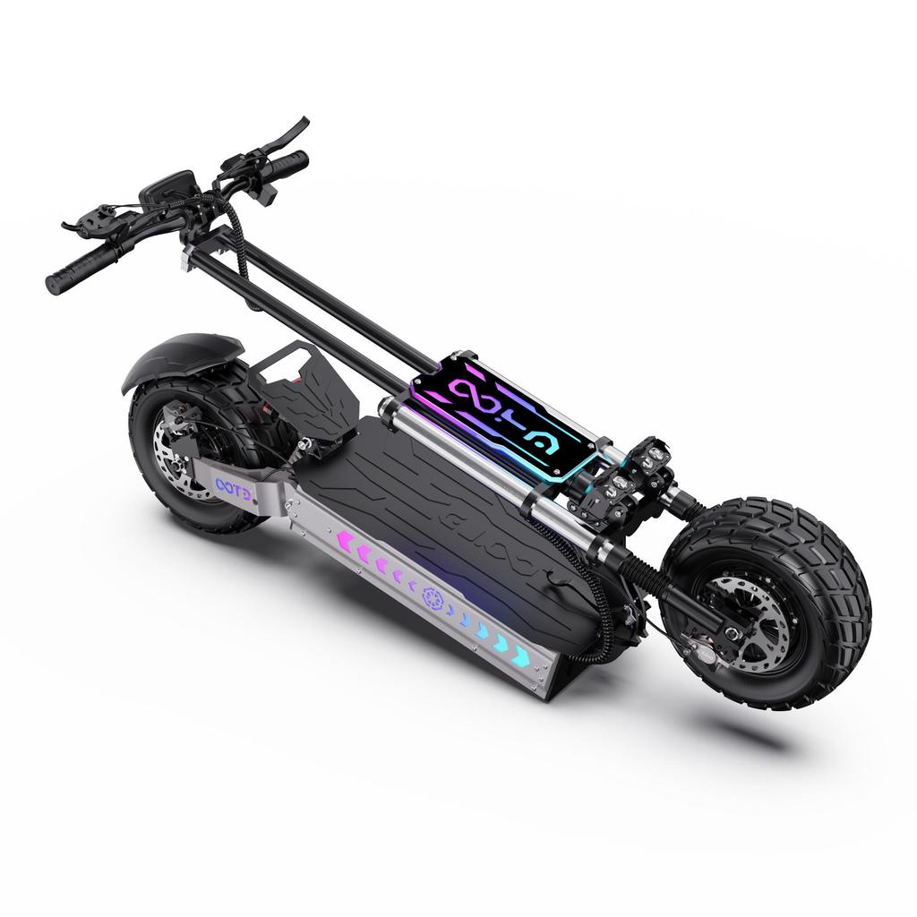 OOTD T90 3000*2 Dual Motor E-Scooter 60V31.2AH Off-road Electric Scooter 13 Inch Off-Road Tire All Terrain NFC Features EScooters