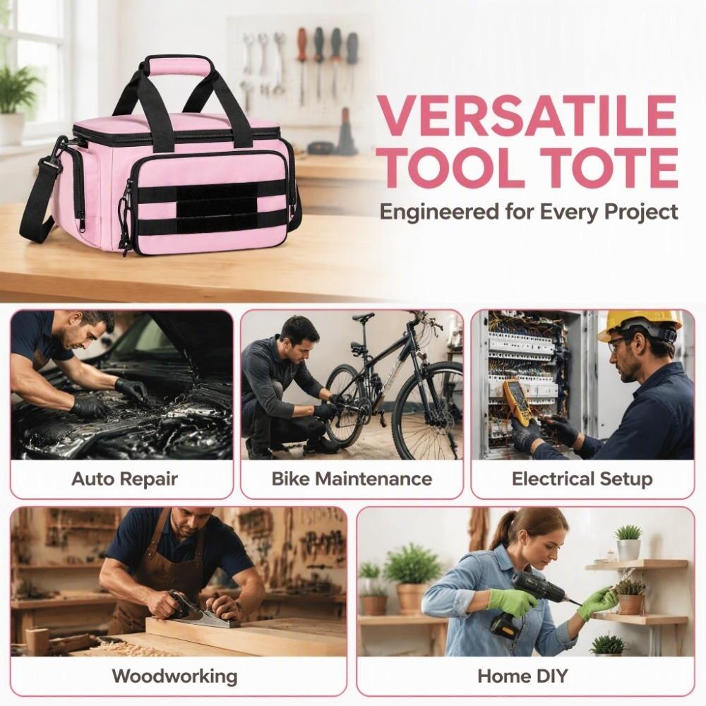 Large Capacity Tool Organizer Bag Thickened Bottom Range Bag Tool Storage Organizer For Women