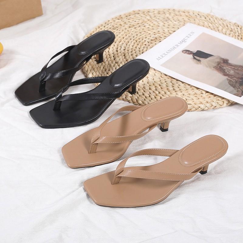 Sexy Super-hohe Absätze Hausschuhe Designer Zehensteg Sandalen mit Absatz Damenschuhe 2026 Sommer Elegante Flip-Flops Trend Stilettos Pumps