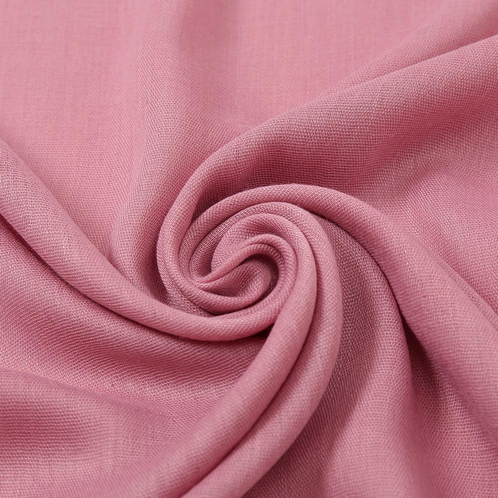 Fashion Cashmere Hijab Scarf For Women Winter Solid Shawls and Wraps Autumn Pashmina Scarfs Female Head Scarves For Ladies