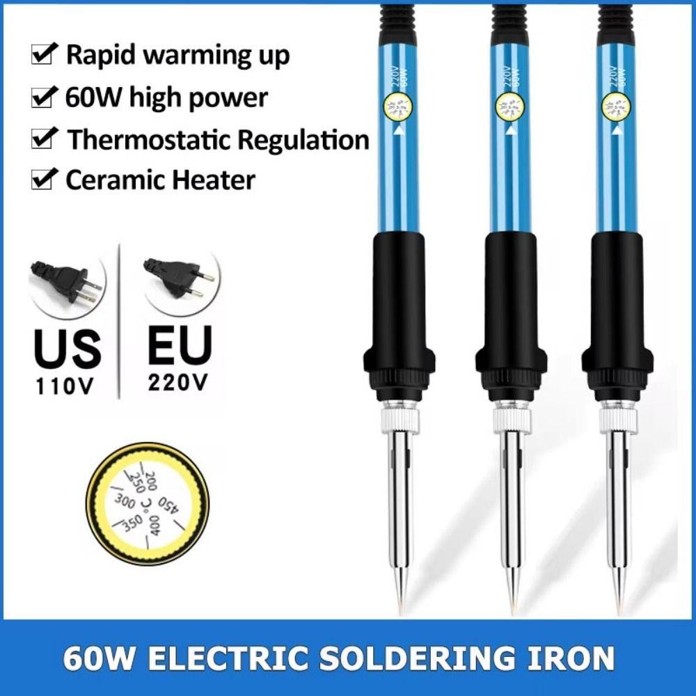 8/10/15Pcs Adjustable Temperature Soldering Iron Kit Anti-slip Soldering Iron Pen  DIY